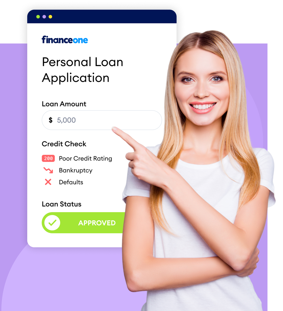 Loan? Bad credit?
No problem!