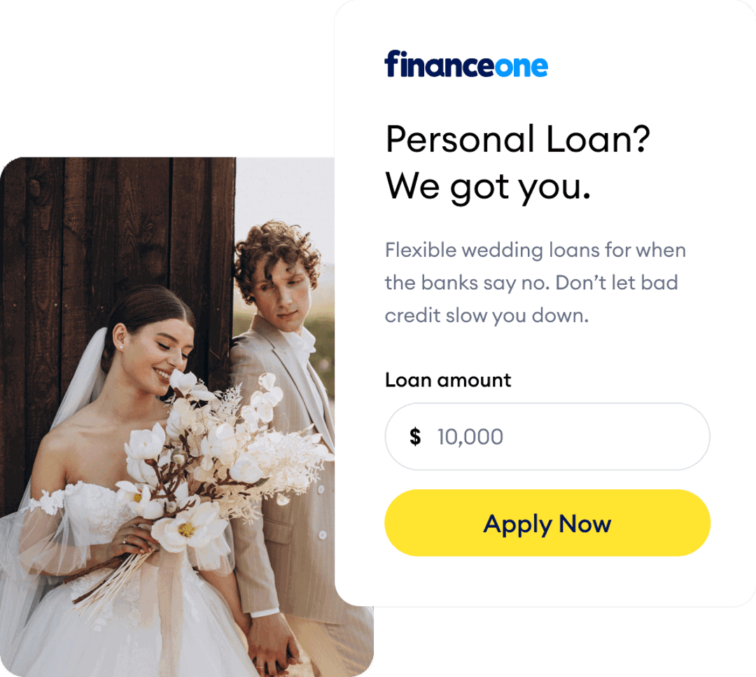Finance One Wedding Loan