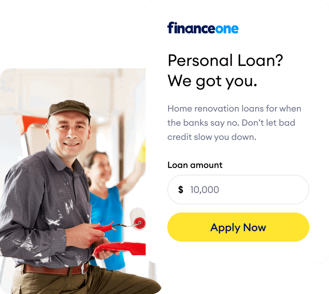 Finance One Home Renovation Loan