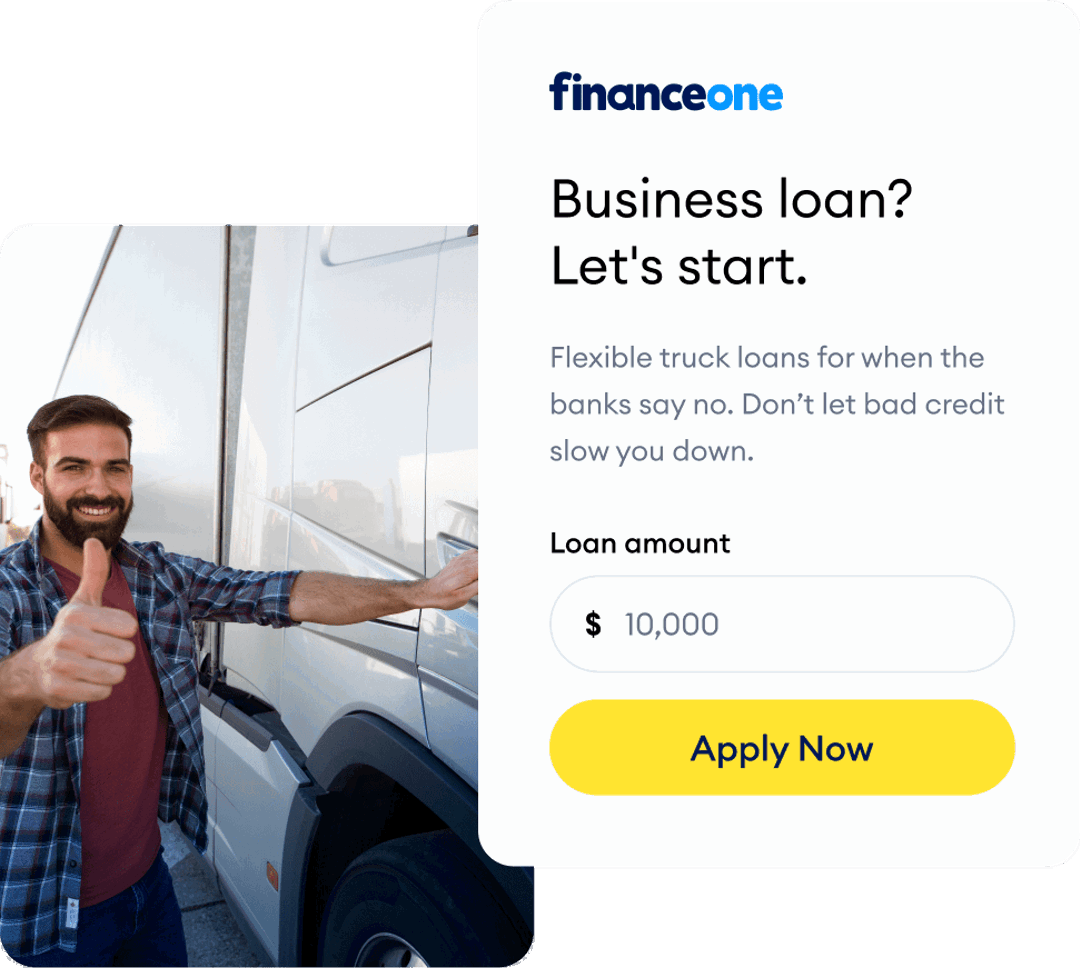 Finance One Business Truck Loan