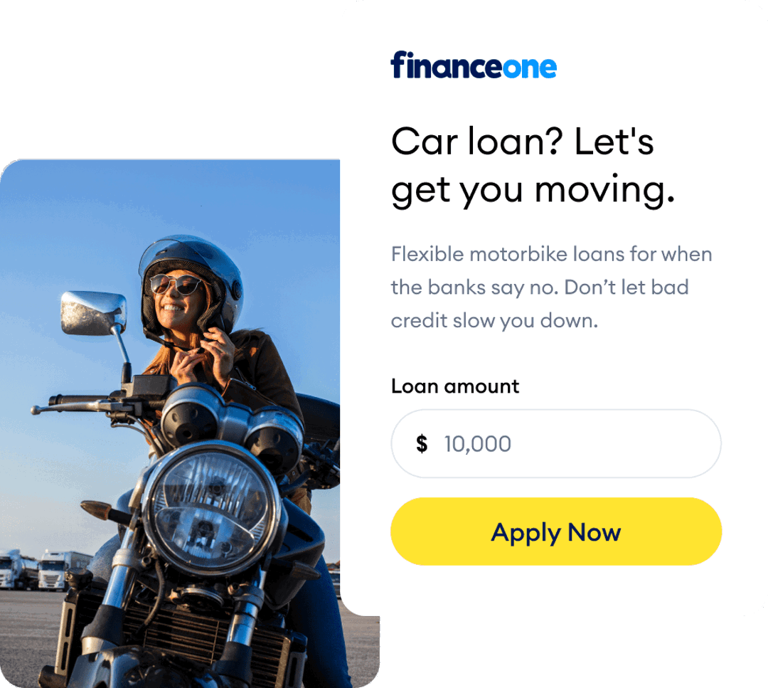 Finance One Motorbike Loan